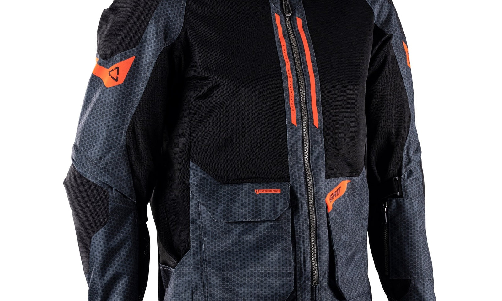 Leatt 4.5 ADV FlowTour Jacket (Short) - Iron Grey