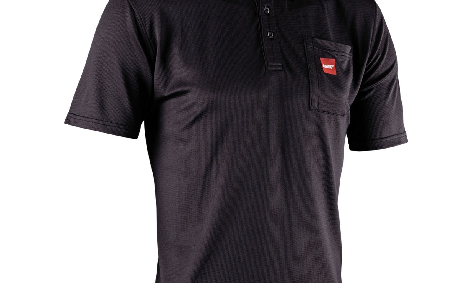 Leatt Team Polo Shirt (Short) - Black