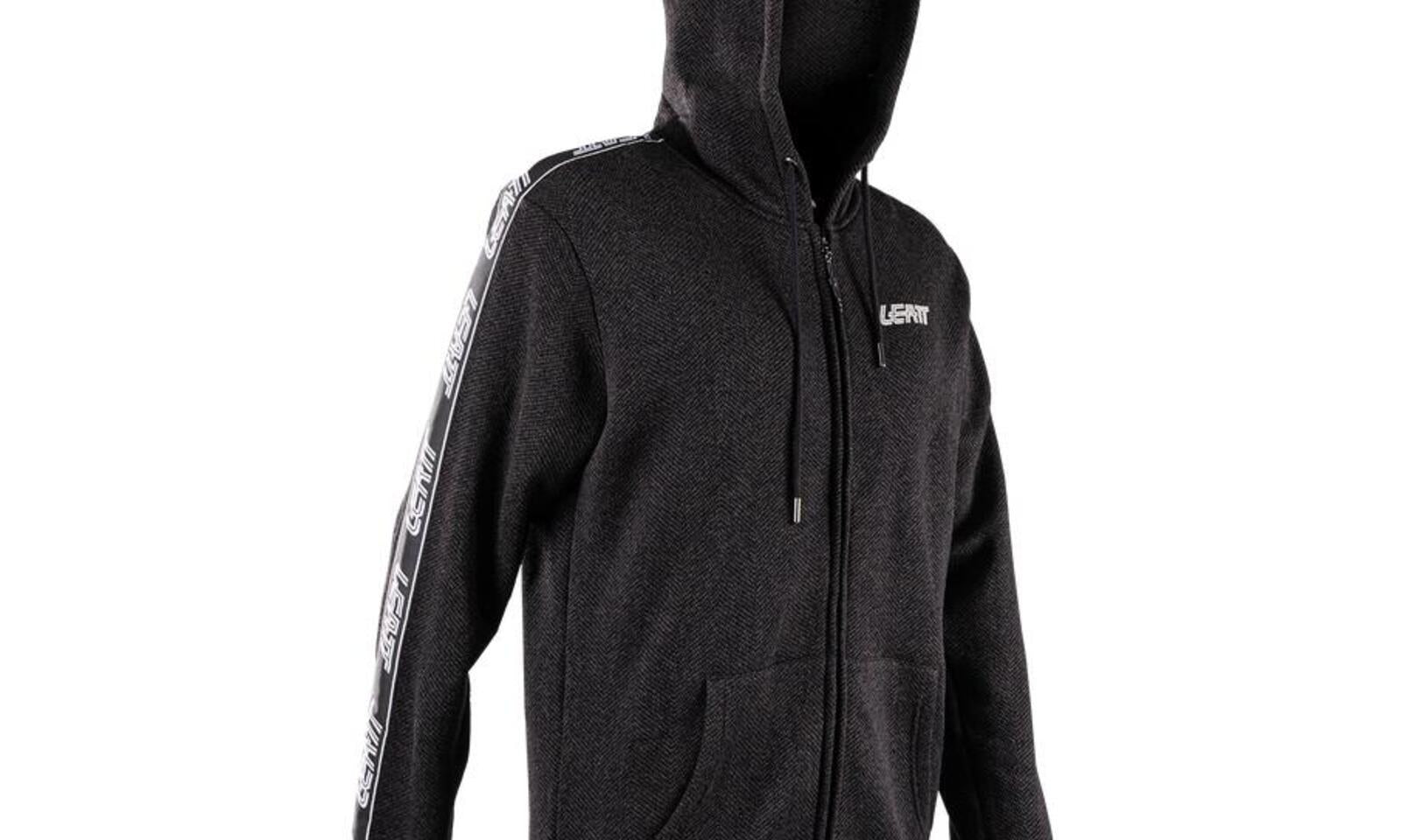 Leatt Tech Zip Hoodie - Black