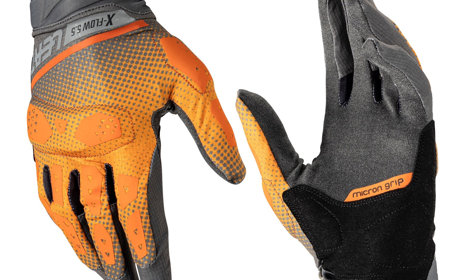 Leatt 5.5 ADV X-Flow Glove (Short) - Orange