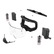 Leatt 5.5 Velocity Goggle Roll-Off - Stealth / Yellow 70%