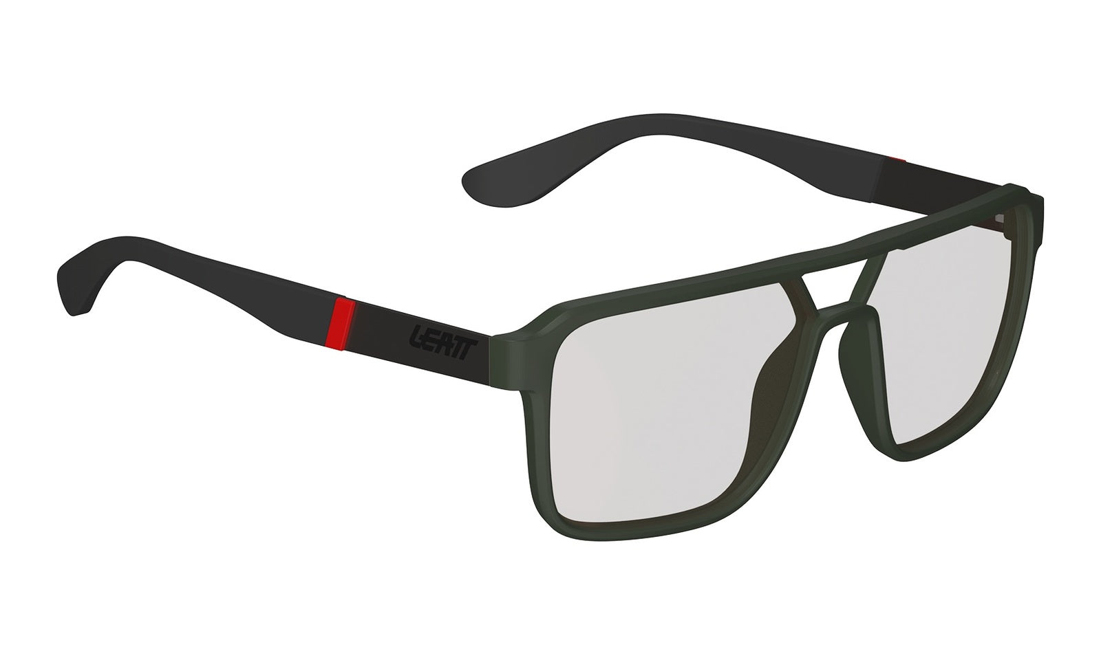 Leatt TheViz Pyrenees Sunglasses - Satin Green Polarized Silver 20 VLT