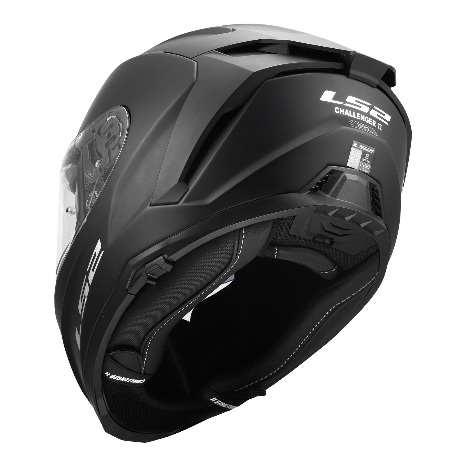 LS2 FF817 Challenger II Solid Helmet - Matte Black