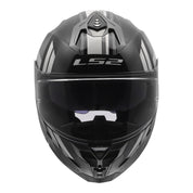 LS2 FF817 Challenger II Nitro Helmet - Black / Grey