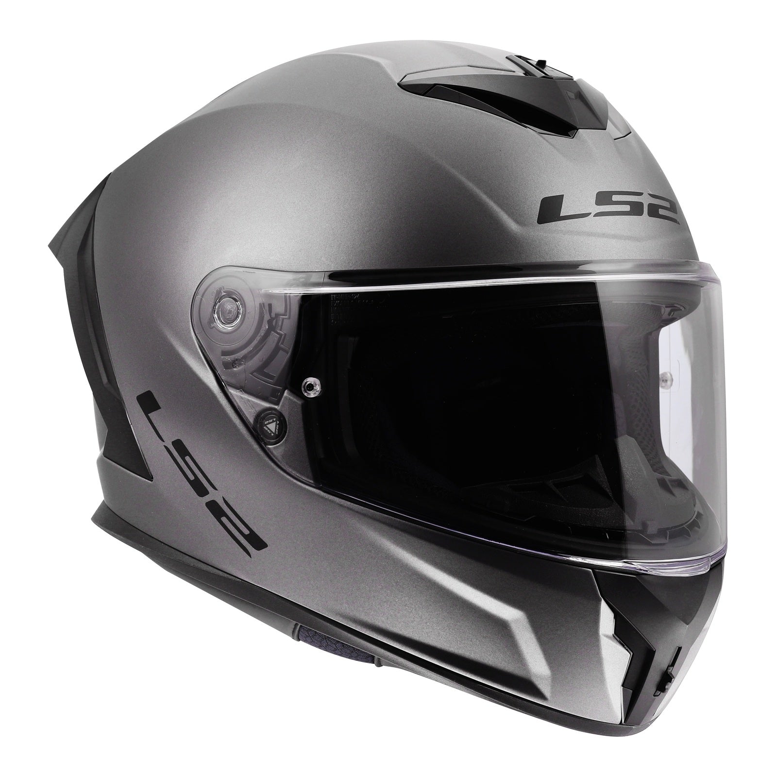 LS2 FF820 Rapid III Solid Helmet - Matte Titanium