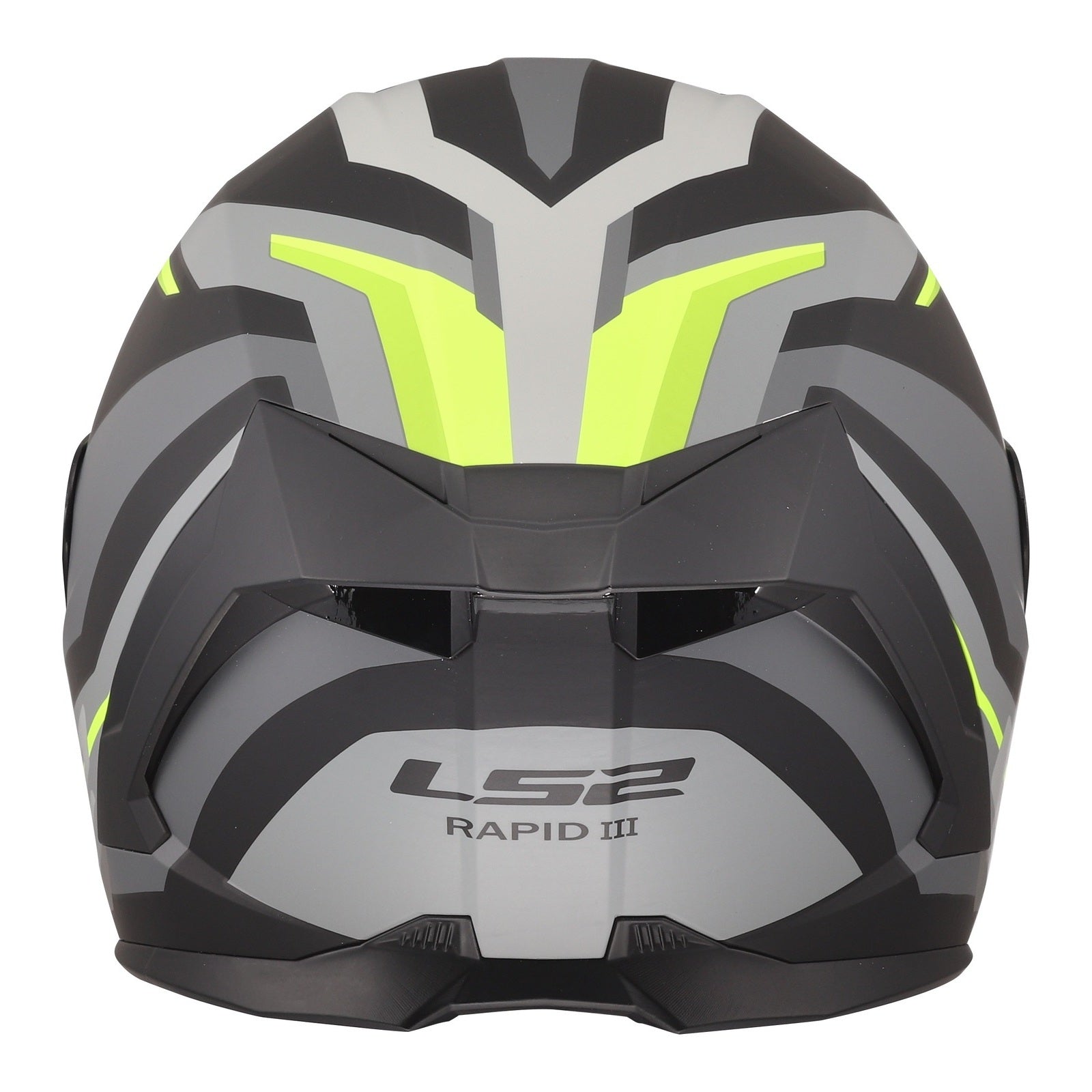 LS2 FF820 Rapid III Hyper Helmet - Black / Hi-Vis Yellow