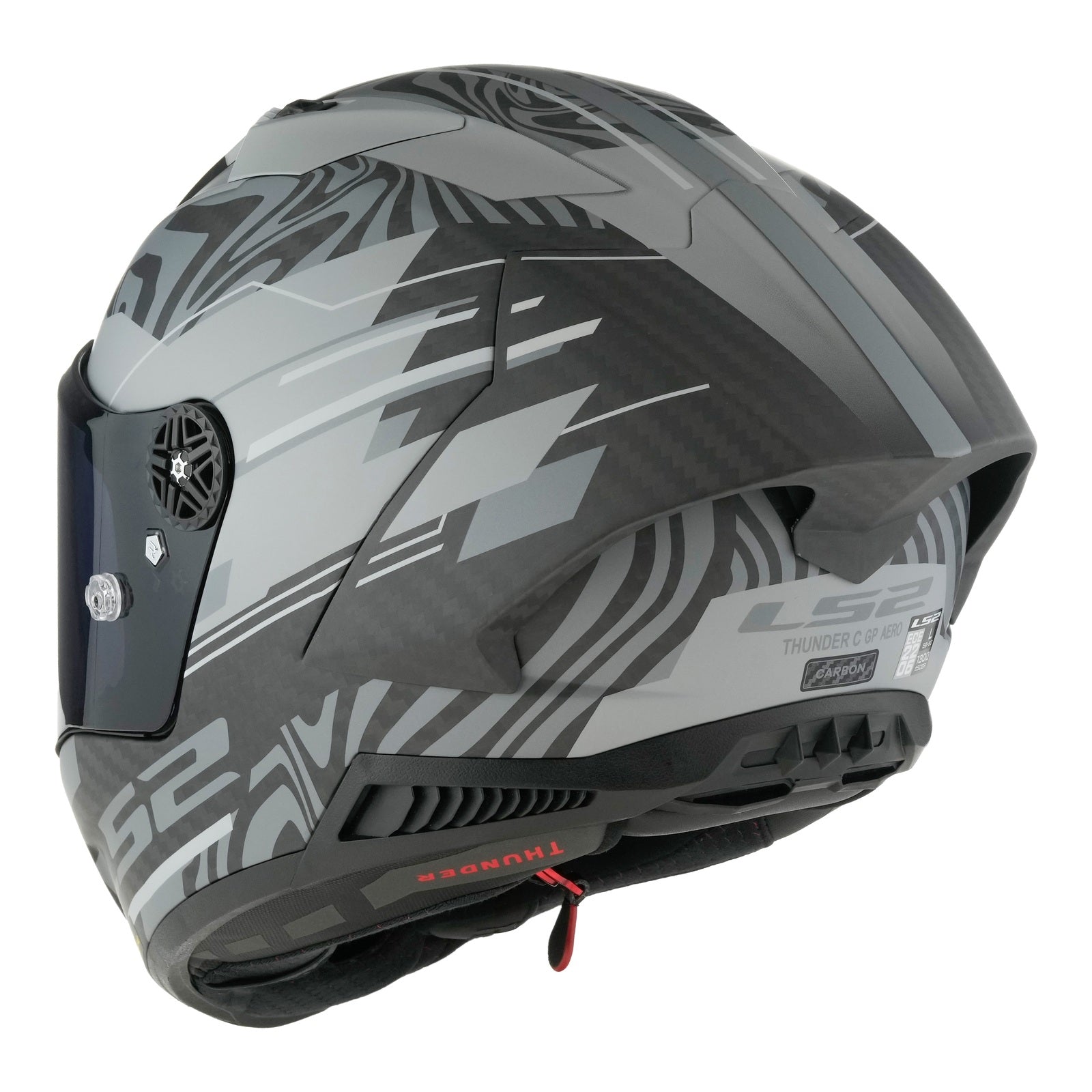 LS2 FF805 Thunder GP Aero Helmet - Polar