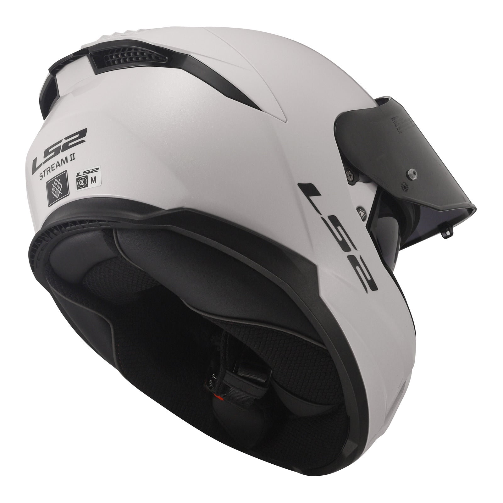 LS2 FF808 Stream II Helmets - White 06