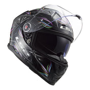 LS2 FF811 Vector II Tropical Helmet - Black / White