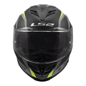LS2 FF818 Storm III Dynamo Helmet - Black / Hi-Vis Yellow