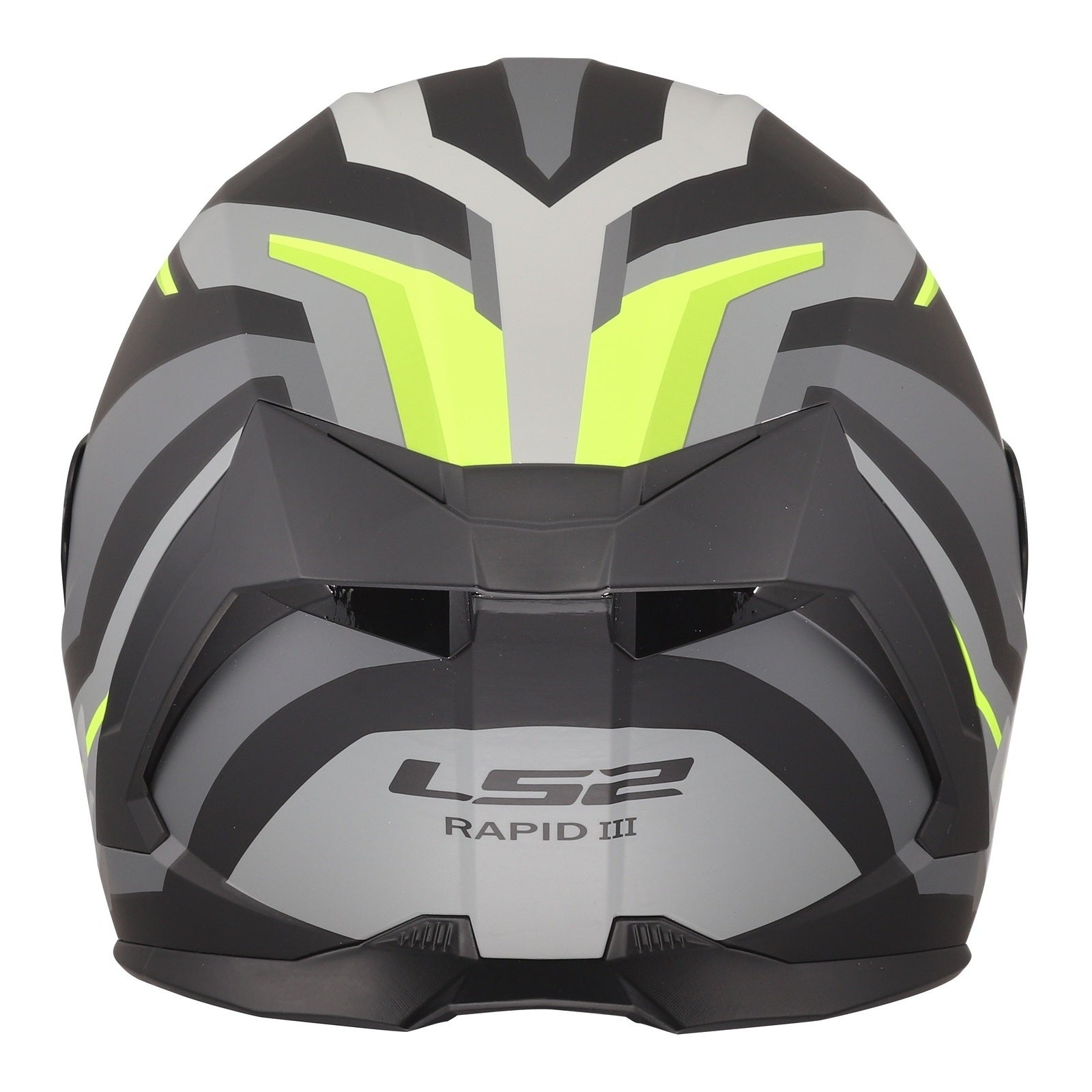 LS2 FF820 Rapid III Hyper Helmet - Black / Hi-Vis Yellow