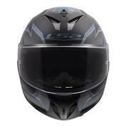 LS2 FF820 Rapid III Xtrem Helmet - Black / Blue Petrol