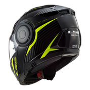 LS2 FF902 Scope Skid Helmet - Black / Hi-Vis Yellow