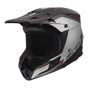 LS2 MX706 COZ Arched Helmet - Black / Silver / Titanium 06