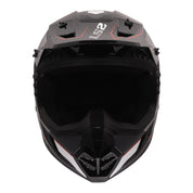 LS2 MX706 COZ Arched Helmet - Black / Silver / Titanium 06