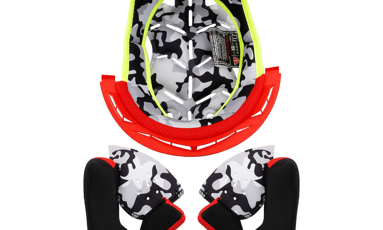 LS2 MX437 Fast Evo Liner - Red