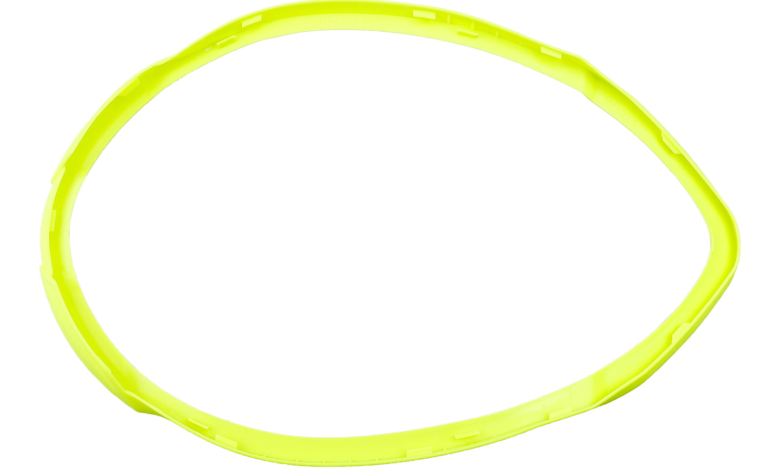 LS2 MX437 Fast Evo Bezel Down Hi-Viz Yellow (M-L)