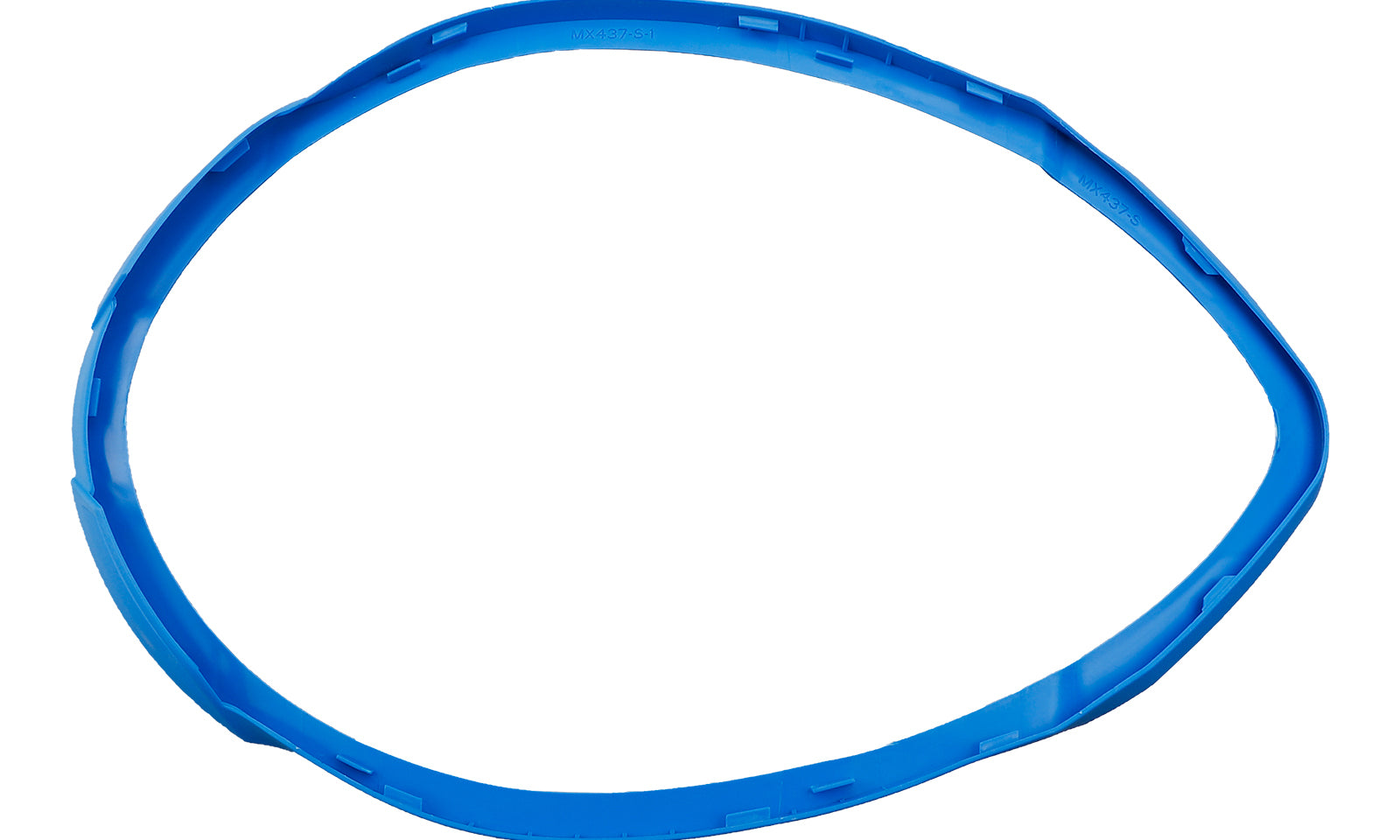 LS2 MX437 Fast Evo Bezel Down - Blue (2XS-S)