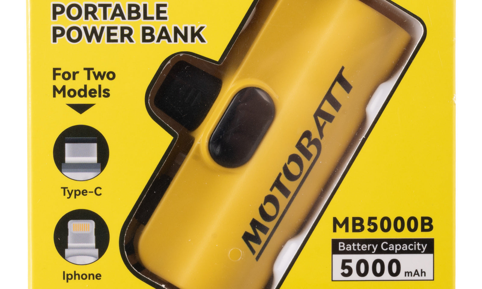 Motobatt Lithium Mini Portable Power Bank 5000mAh