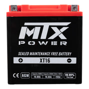 MTX POWER XT16 12V AGM BATTERY *4