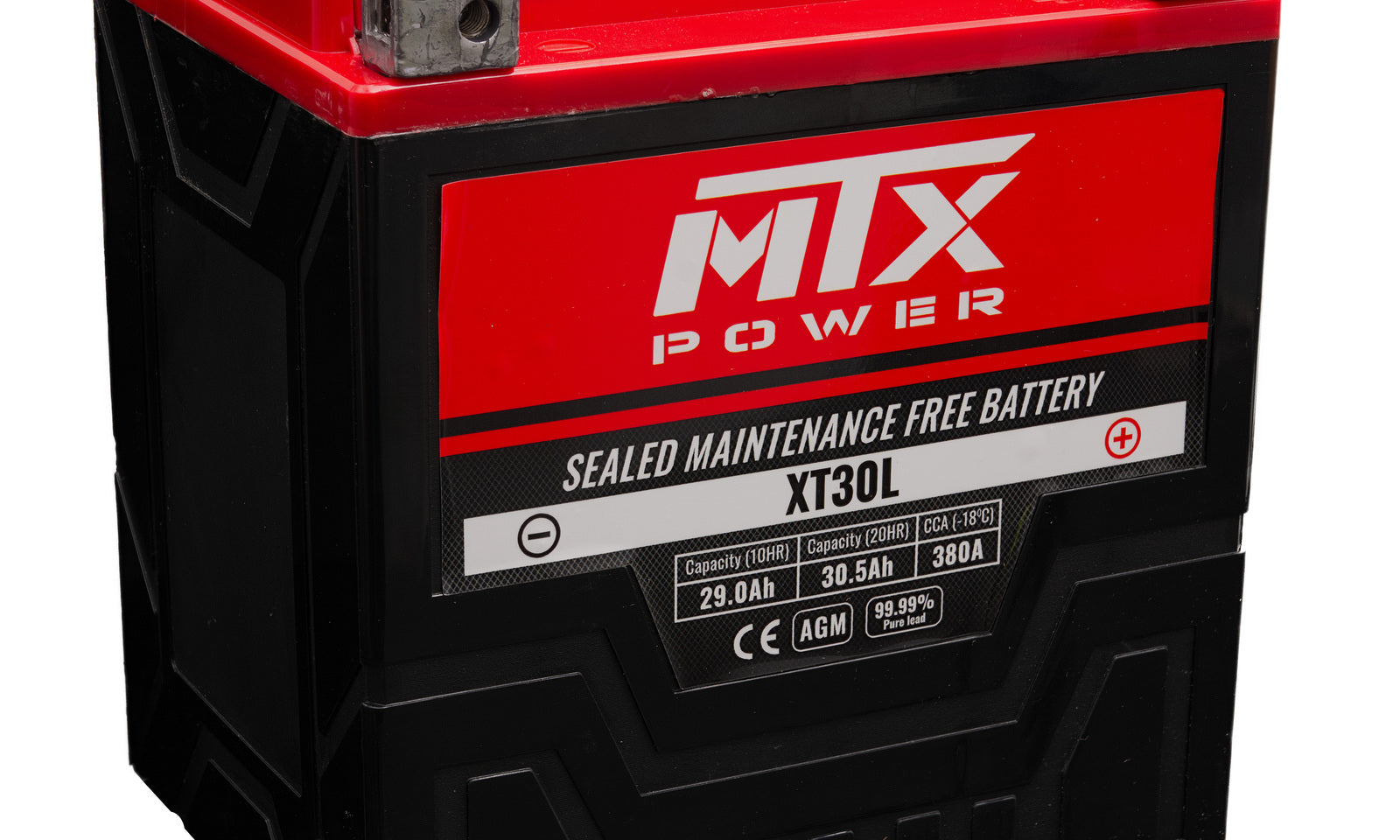 MTX POWER XT30L 12V AGM BATTERY *2