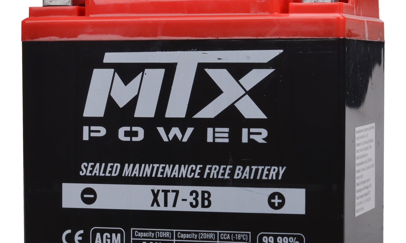 MTX Power Battery AGM - XT7-3B