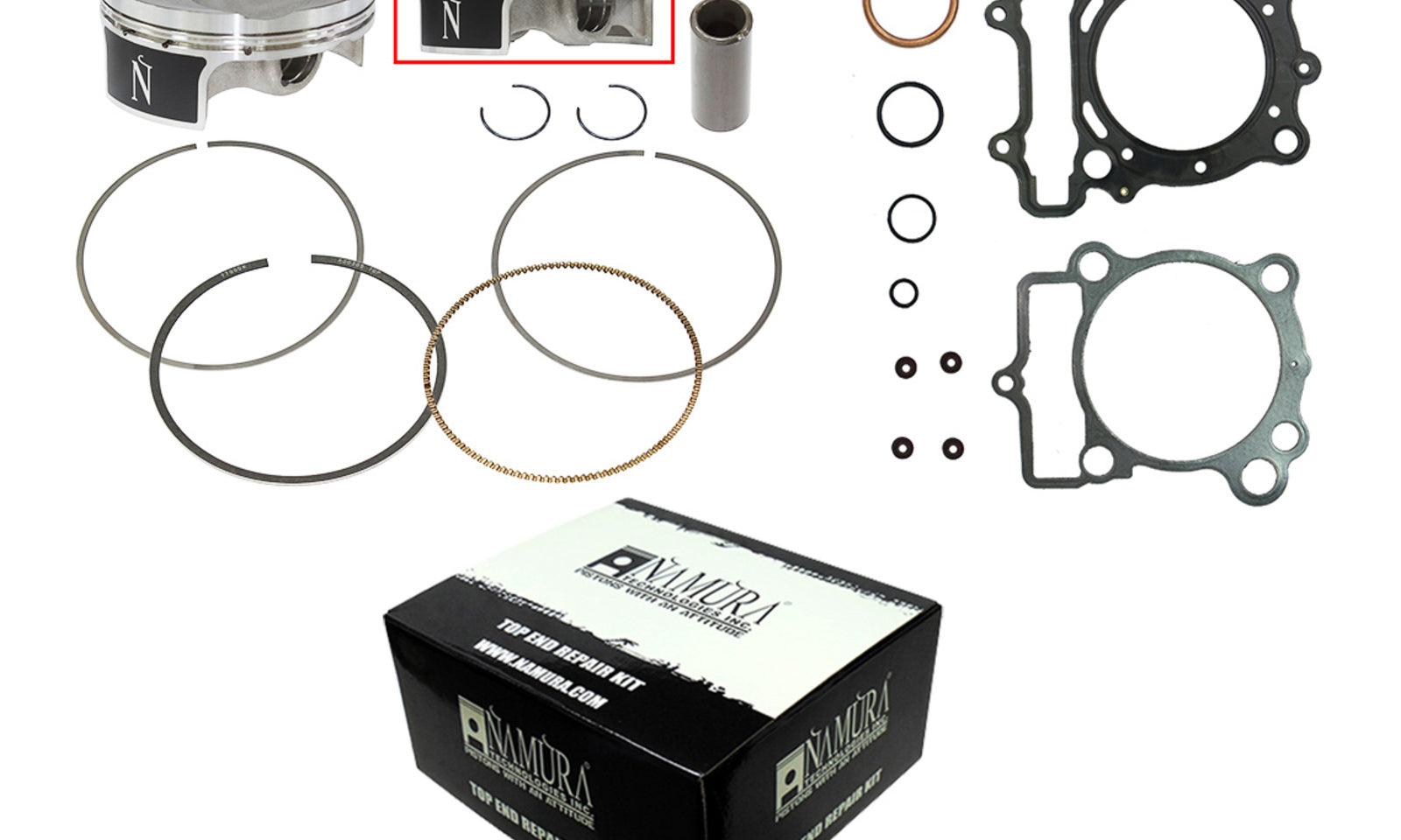 Namura Top End Rebuild Kit - 76.97mm (+0.01)