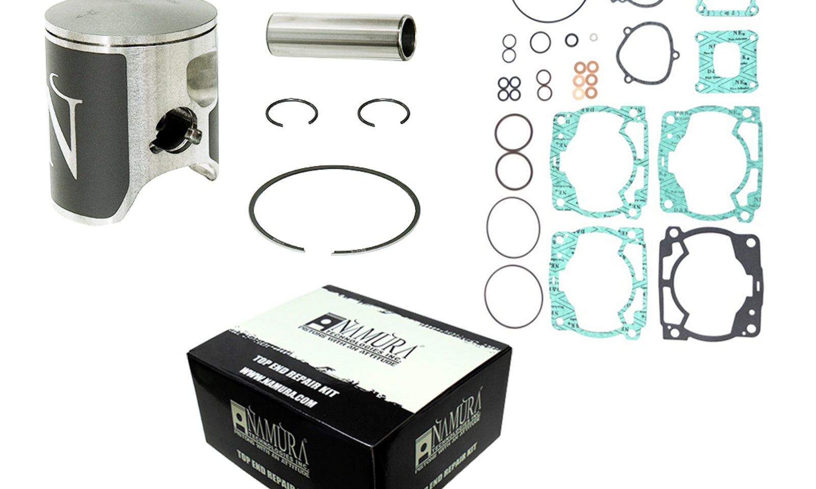Namura Top End Rebuild Kit - 66.36mm (+0.02)
