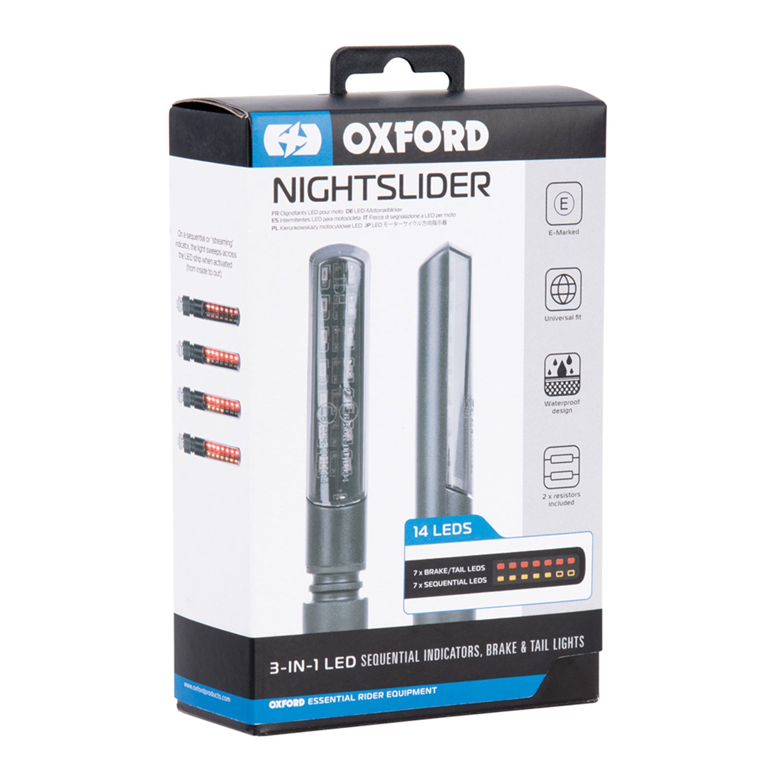 Oxford Nightslider Streaming Indicators (includes 2 Resistors)