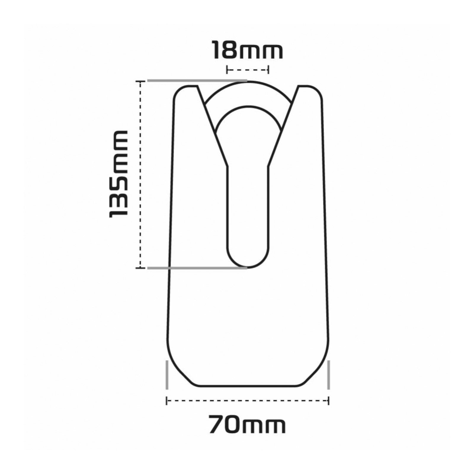 Oxford Disc Lock Monster - Black