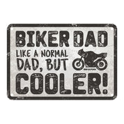 Oxford Garage Metal Sign: Biker Dad Cooler