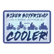 Oxford Garage Metal Sign: Biker Boyfriend Cooler