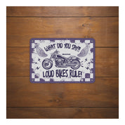 Oxford Garage Metal Sign: What Did You Say