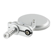 Oxford Bar End Mirrors - Silver (Pair)
