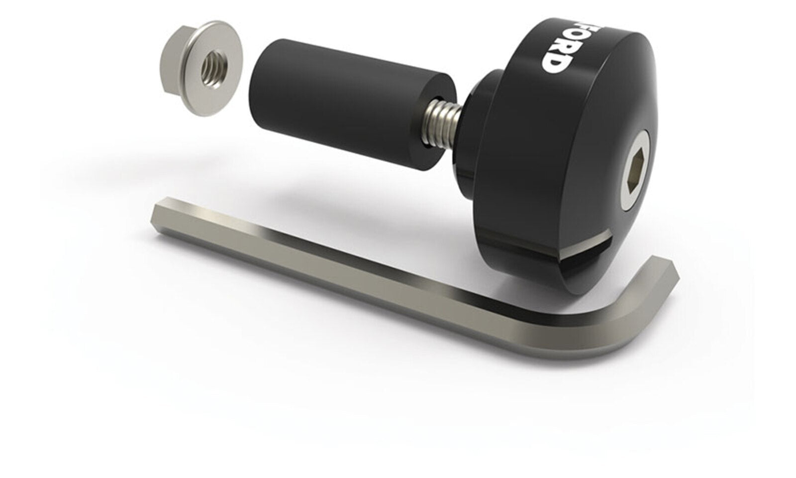 Oxford Handlebar Bar Ends - Black