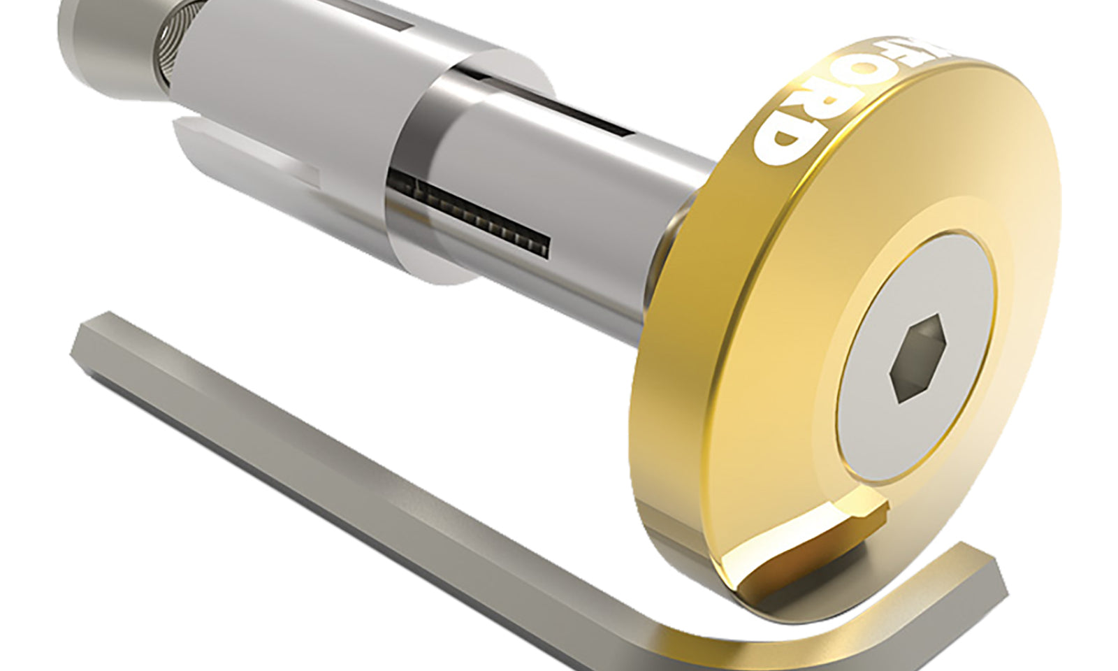 Oxford Handlebar Bar Ends 2 - Gold Anodised