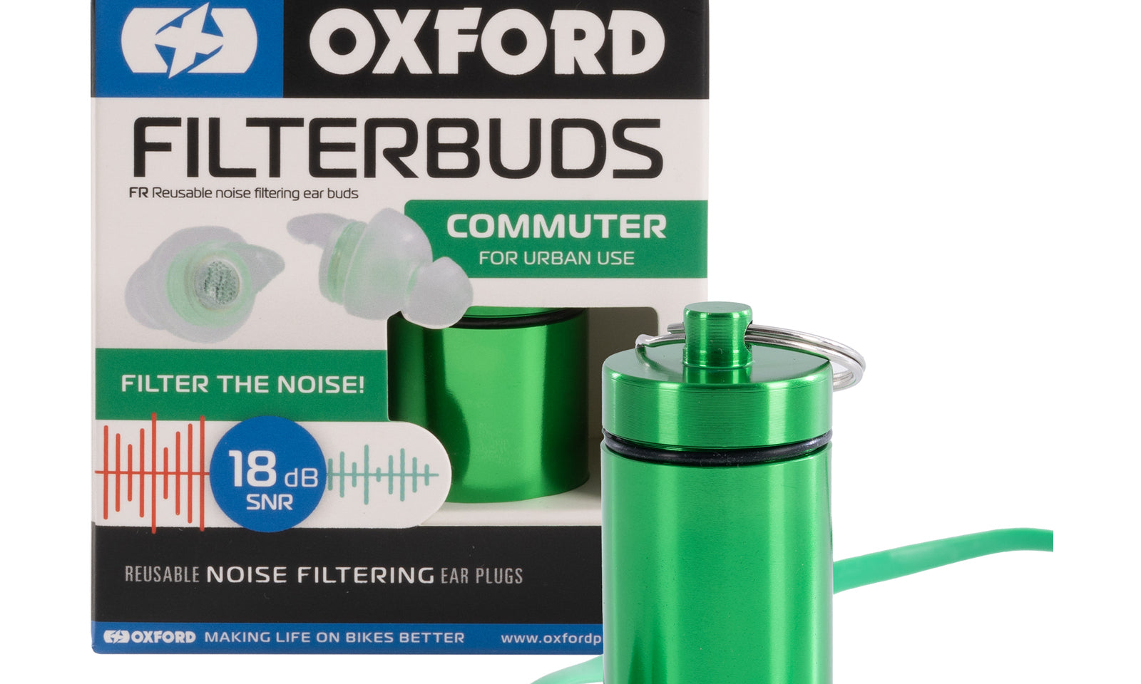 Oxford Ear Filter Buds Commuter 18 SNR