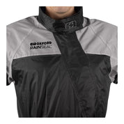 Oxford Rainseal 1-Piece Rain Suit - Bright / Black