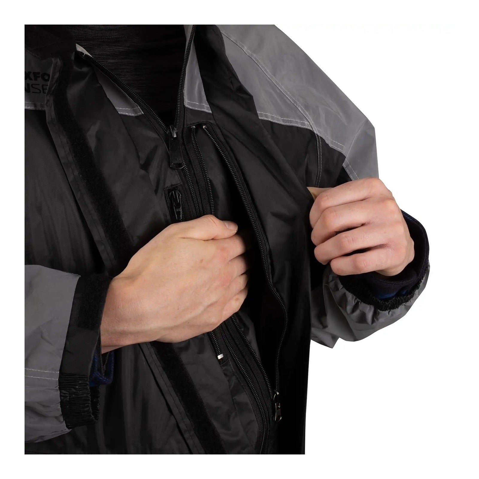 Oxford Rainseal 1-Piece Rain Suit - Bright / Black