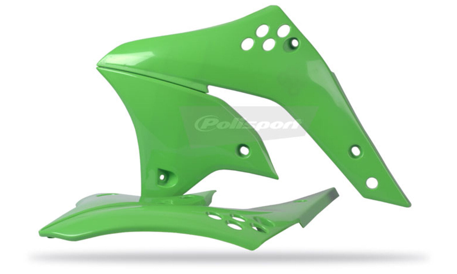 Polisport Radiator Scoops Kawasaki KX250F '06-'08 05Green