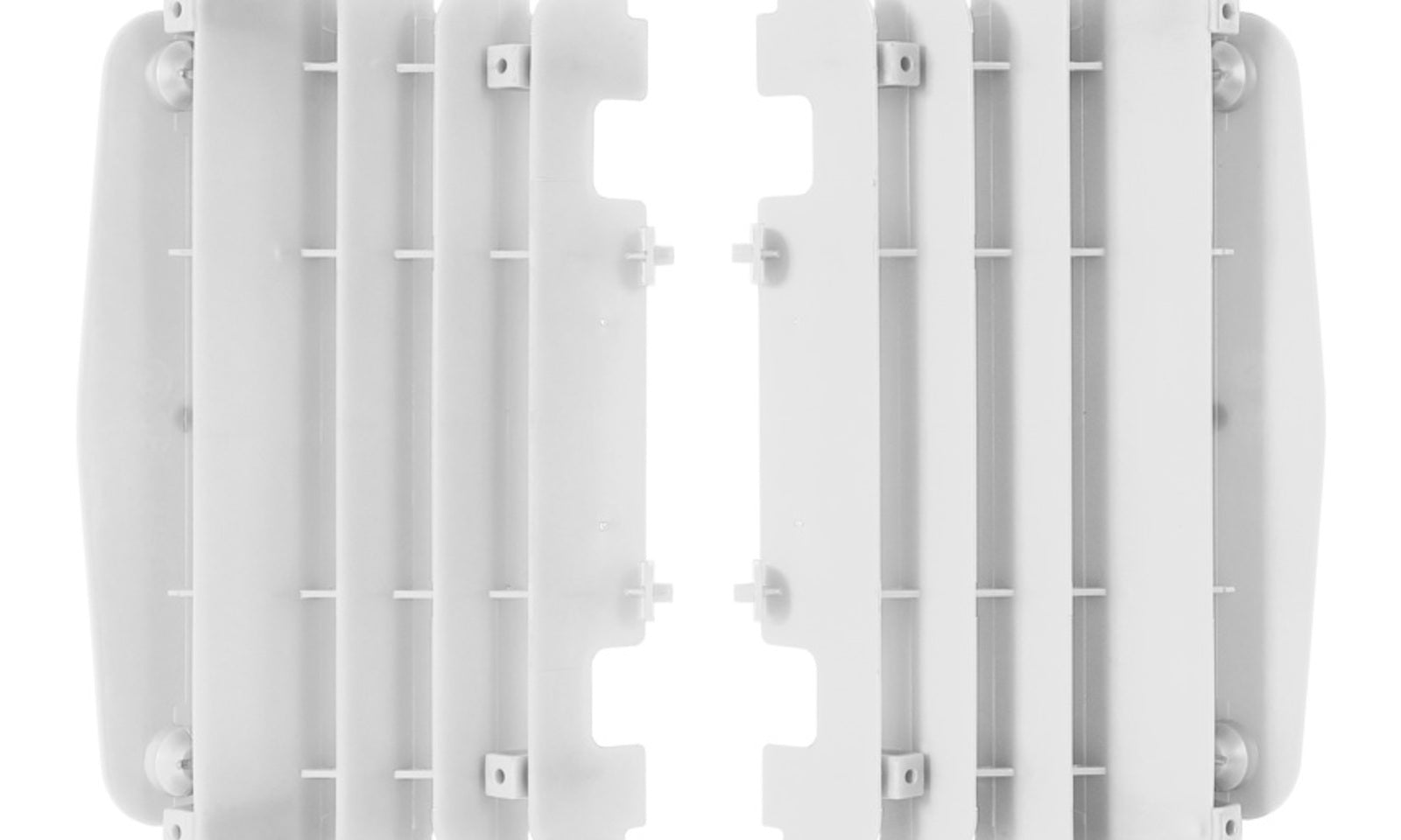 Polisport Radiator Louvers Yamaha YZ450F ('10-'13) - White