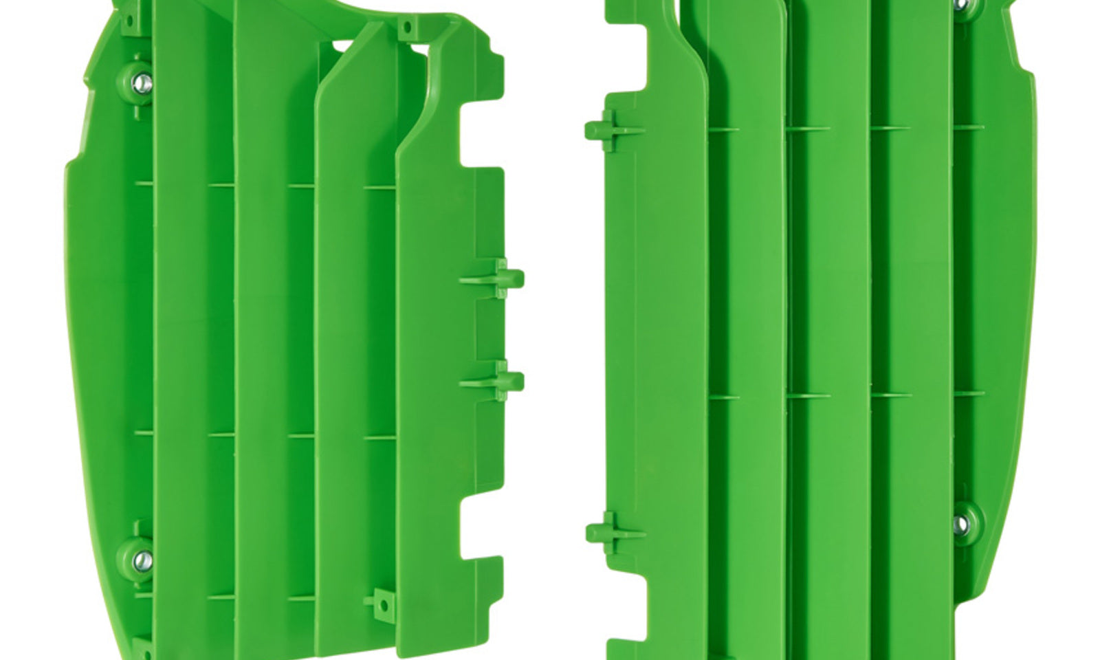 Polisport Radiator Louvers Kawasaki KX450F ('10-'15) - Green
