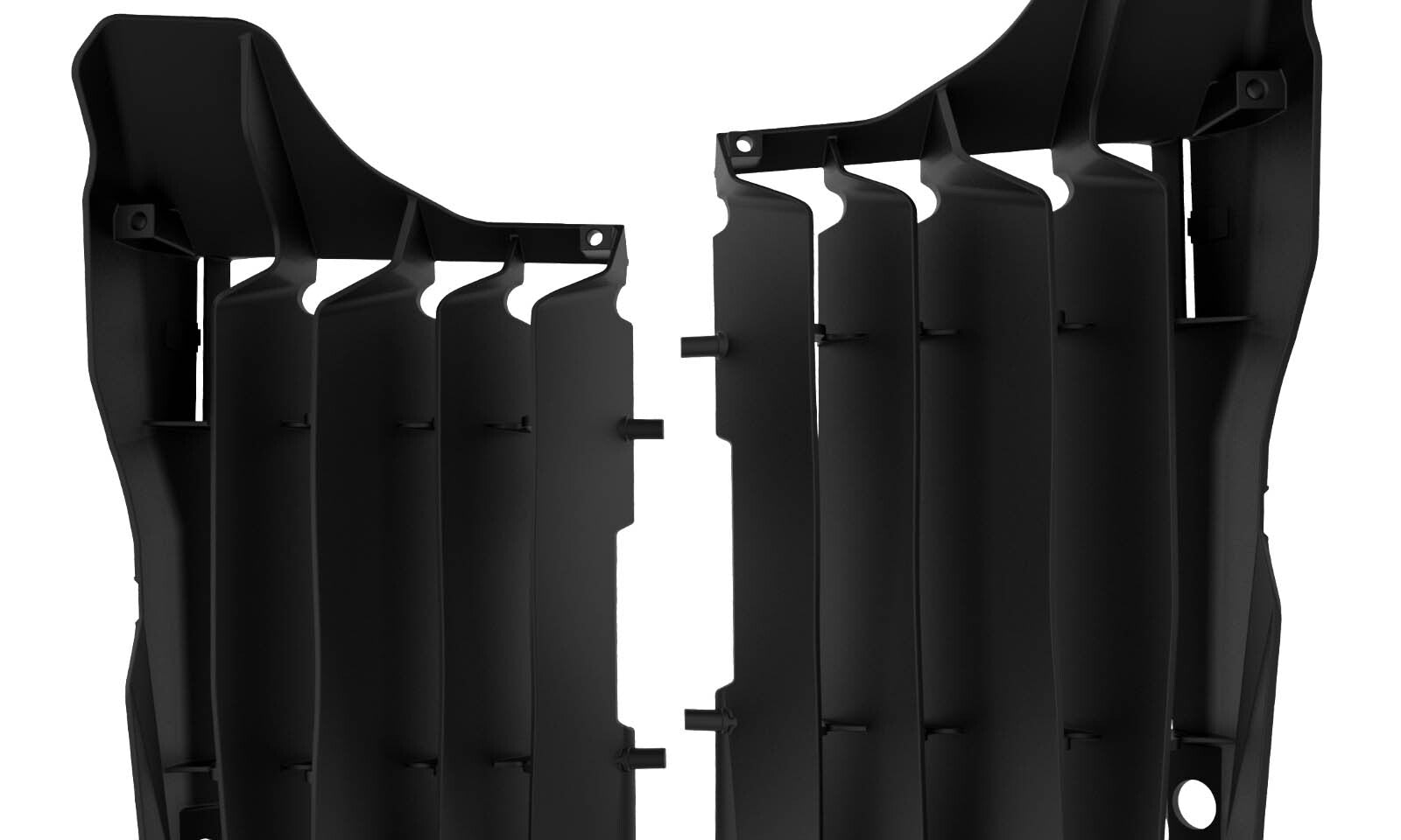 Polisport Radiator Louvers Honda CRF250R ('18-) - Black