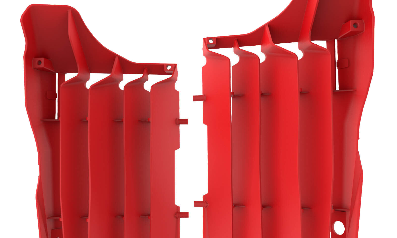 Polisport Radiator Louvers Honda CRF250R ('18-) - Red
