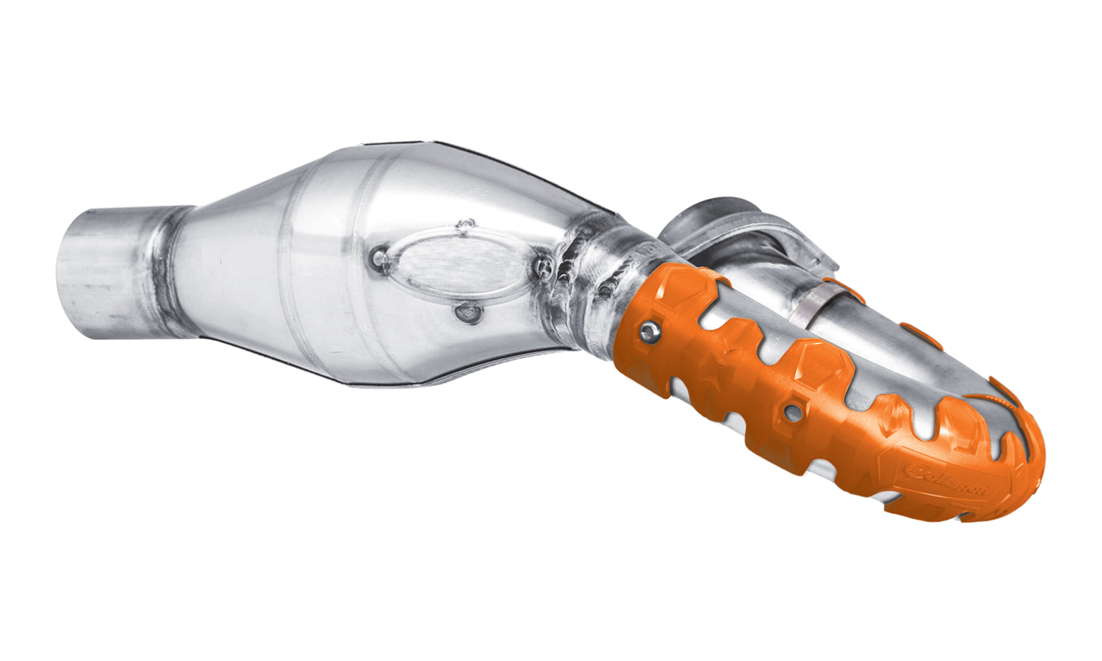 Polisport Armadillo Head Pipe Guard - Orange (22cm)