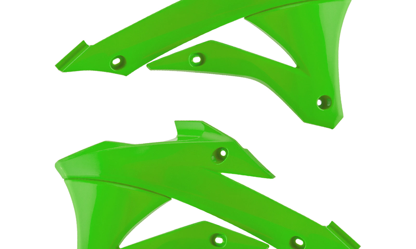 Polisport Radiator Scoops - KX85 ('22->) - Green