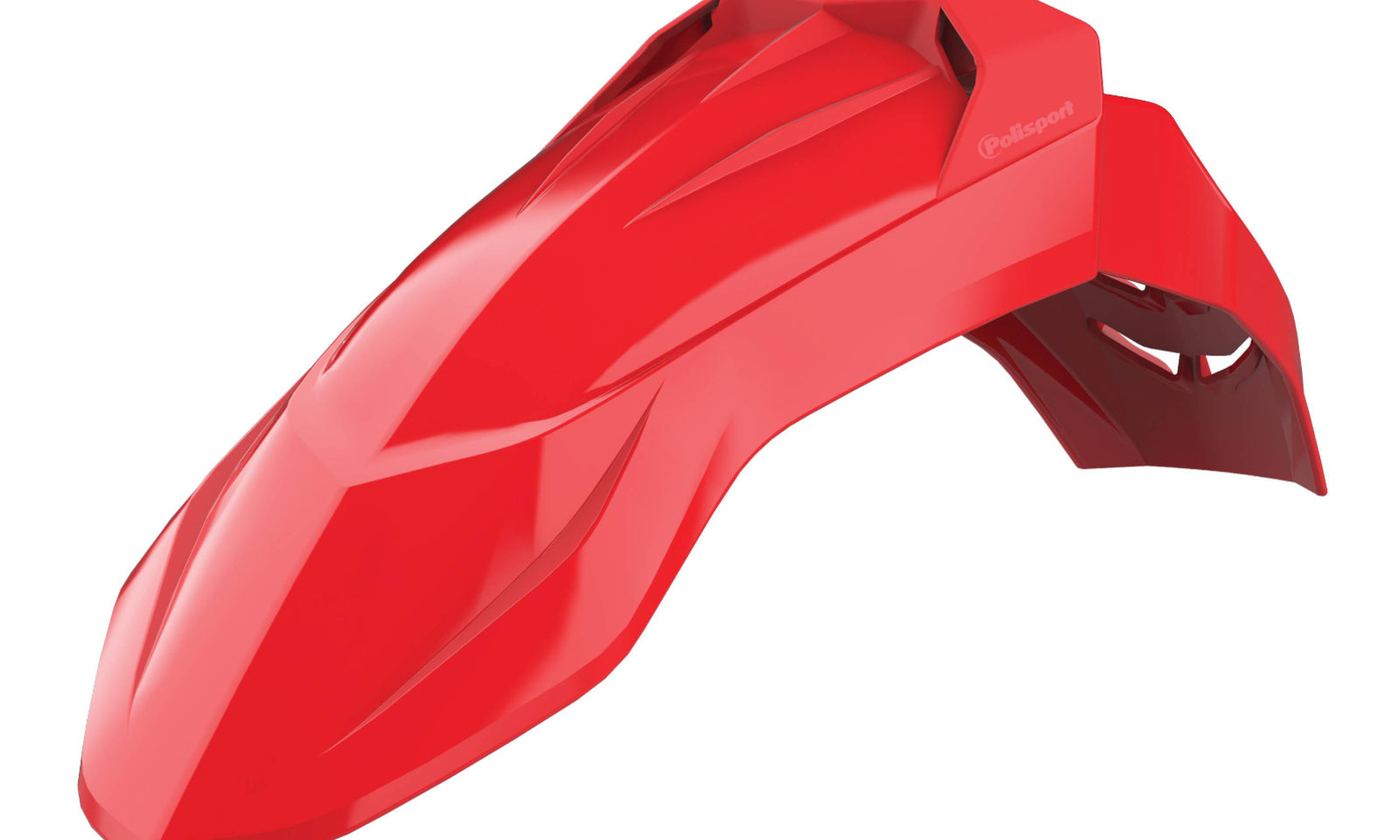 Polisport Supermoto Fender - Red (Undrilled)