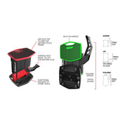 Polisport Bike Lift Stand - Orange