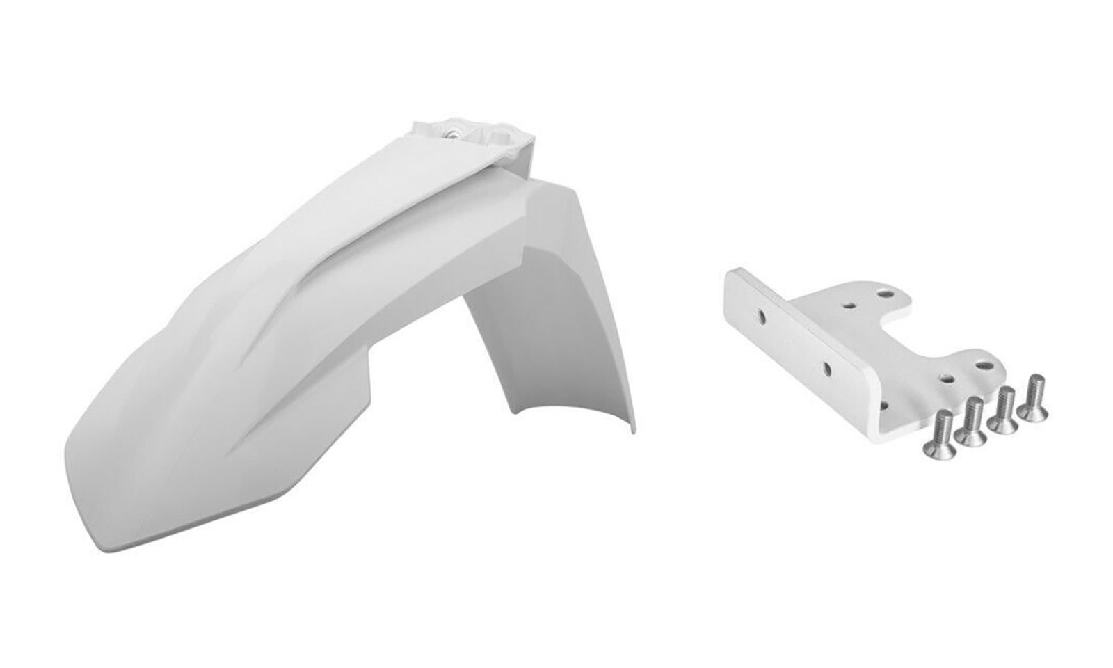 Polisport Front Fender Adaptor Kit KTM - White