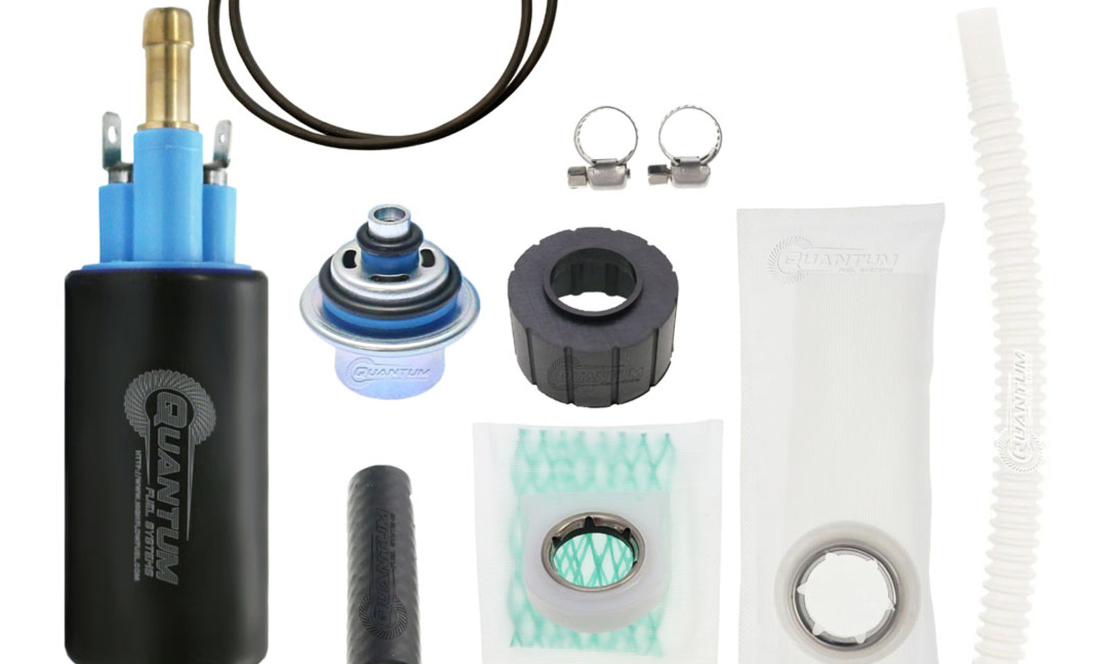 Quantum In-Tank EFI Fuel Pump with Regulator, Tank Seal & Strainer